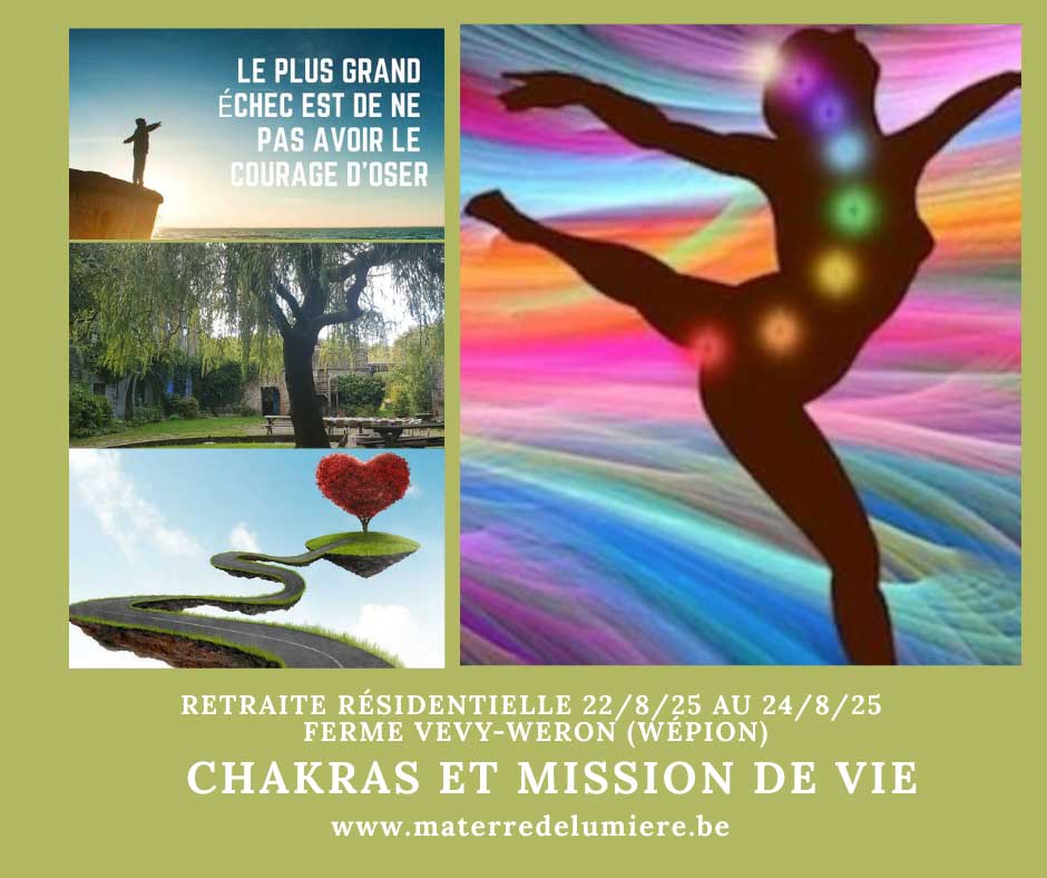 Retraite "Chakras et Mission de Vie"